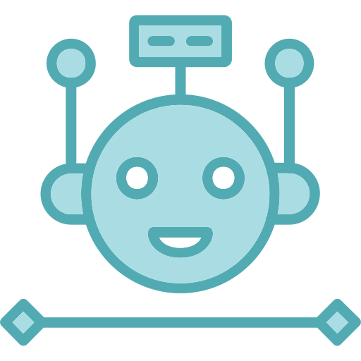 Bot Generic Blue Icon