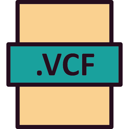 vcf icono gratis