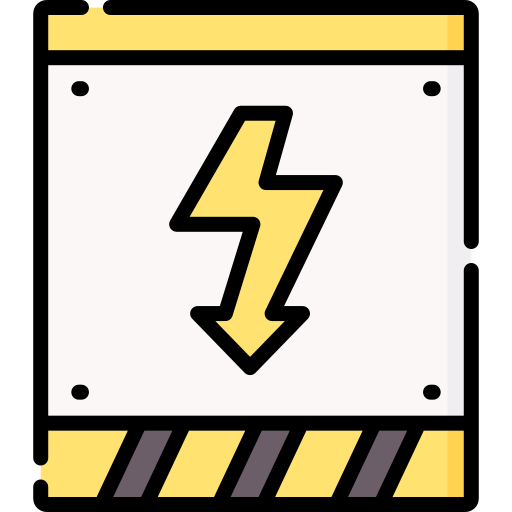 High voltage free icon