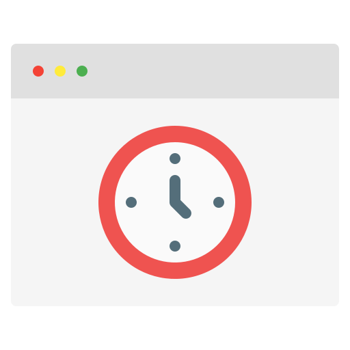 gestión del tiempo icono gratis