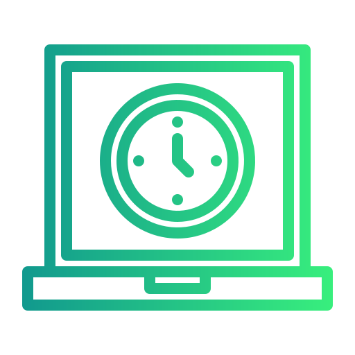 gestión del tiempo icono gratis