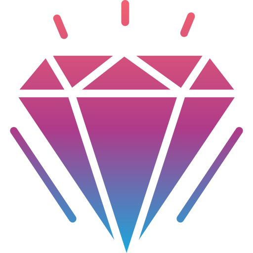 Diamond Generic Flat Gradient icon