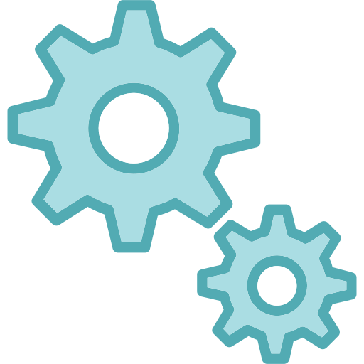 Gears Generic Blue icon