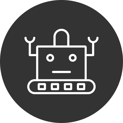 Robot Generic Glyph icon