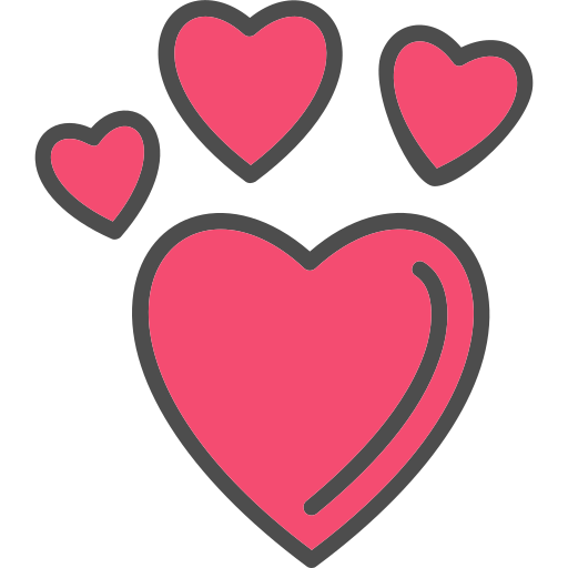 corazones icono gratis