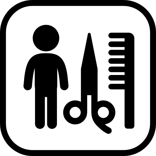 signo de estilista de cabello icono gratis