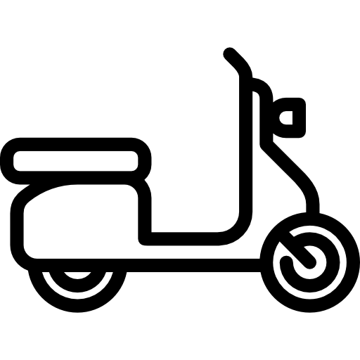 scooter vintage icono gratis