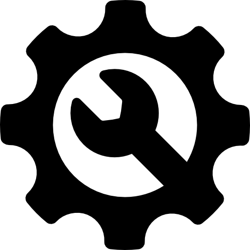Vinda Logo ícone Ferramenta E Engrenagem Do Serviço De Reparações