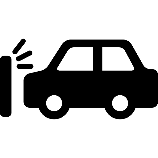 accidente automovilístico icono gratis