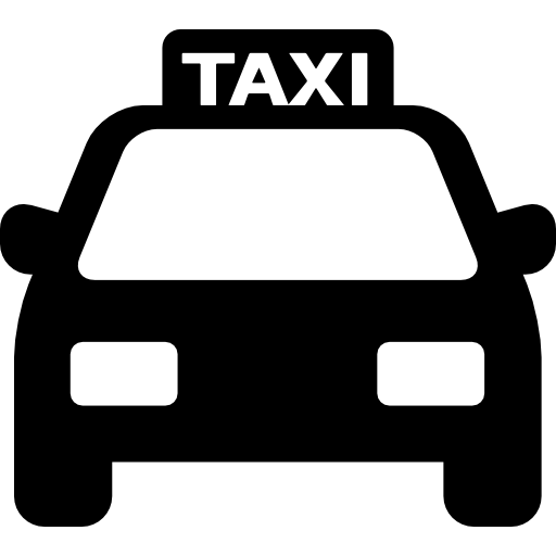 Frontal Taxi Cab - Free transport icons