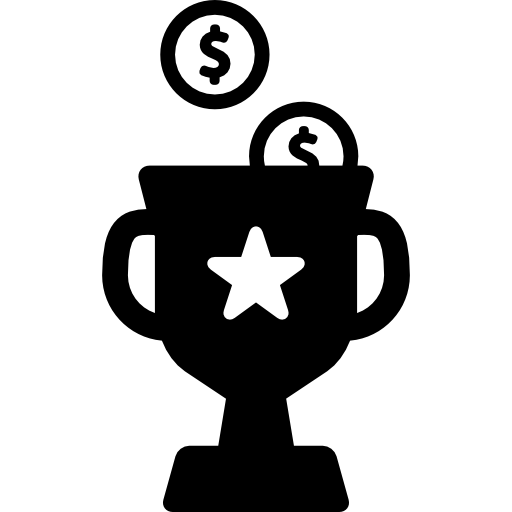 premio en dinero icono gratis