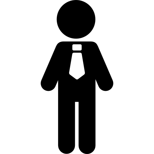 Businessman with Tie - Free business icons