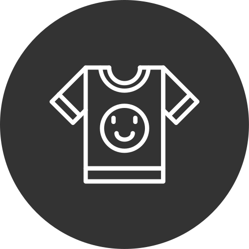 camiseta de manga corta icono gratis