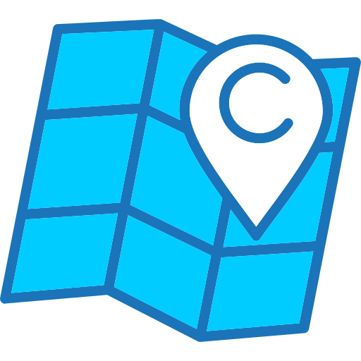 localizador de mapa icono gratis