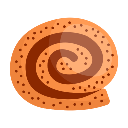 Swiss roll free icon Swiss roll free icon