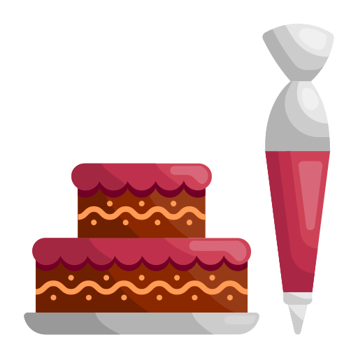 decoración de pasteles icono gratis