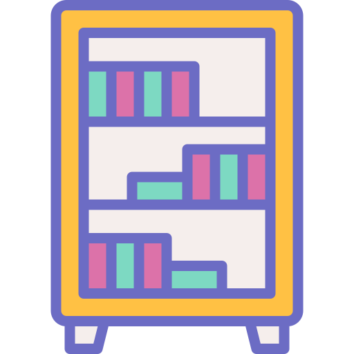 Bookshelf free icon