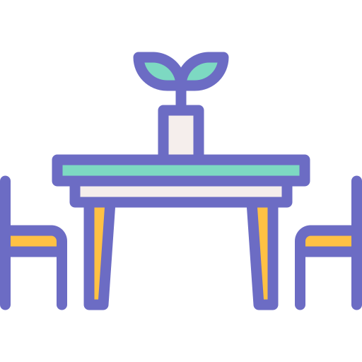 Dining table free icon Dining table free icon