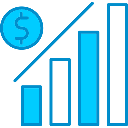 ciencias económicas icono gratis