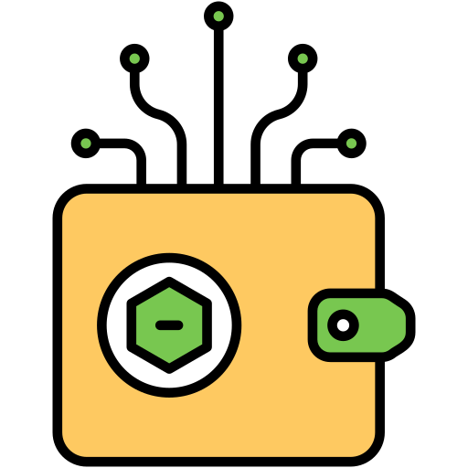 Crypto wallet free icon