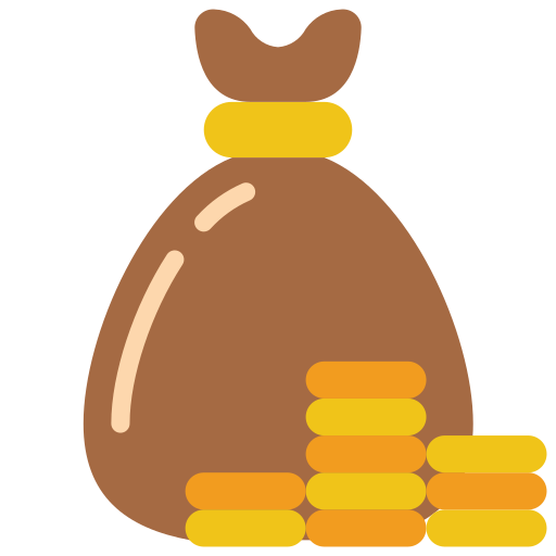 돈자루 무료 아이콘
