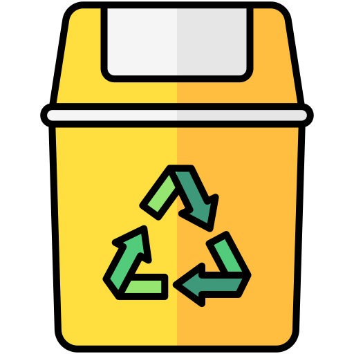 papelera de reciclaje icono gratis