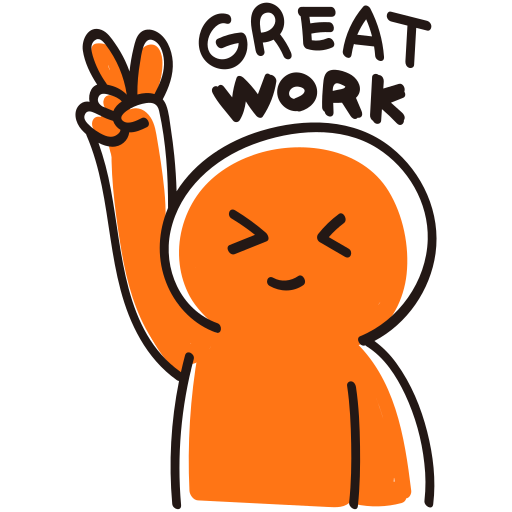 Great Job Stickers Free Hands And Gestures Stickers