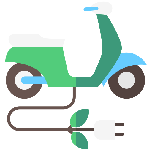 scooter electrico icono gratis