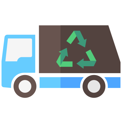 Garbage truck free icon Garbage truck free icon