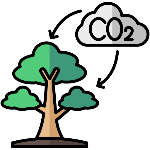 Co2 free icon