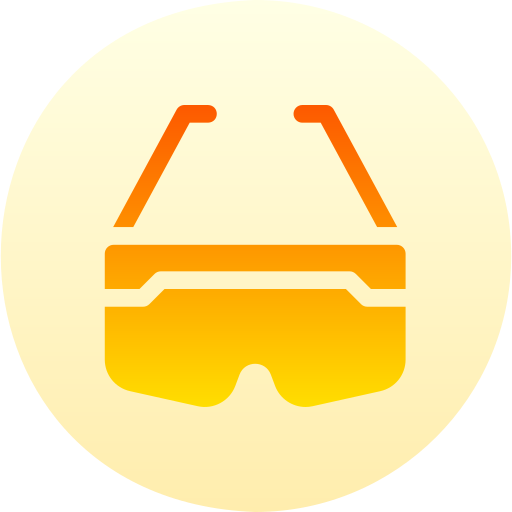 lentes de seguridad icono gratis