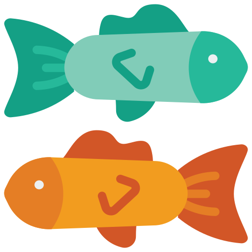 Icono De Pescado Basic Miscellany Flat