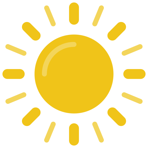 Sunshine Basic Miscellany Flat icon