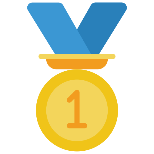 Medal Basic Miscellany Flat icon