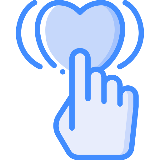 Heart Basic Miscellany Blue icon