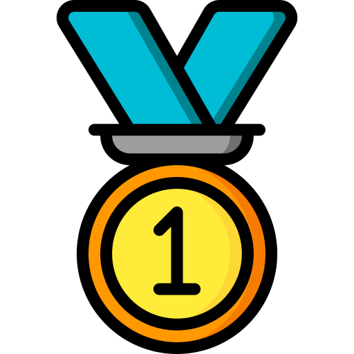 Medal Basic Miscellany Lineal Color icon