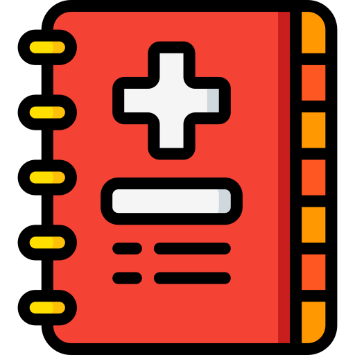 registros médicos icono gratis