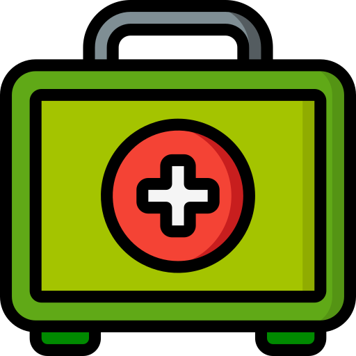 First aid kit Basic Miscellany Lineal Color icon