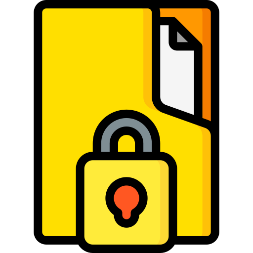 Secret file - free icon