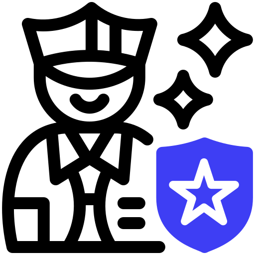 policía icono gratis