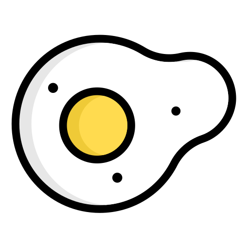 Fried egg Generic Outline Color icon