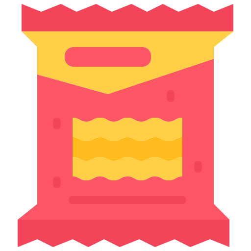 Noodles Coloring Flat icon