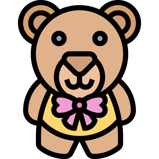 oso de peluche icono gratis