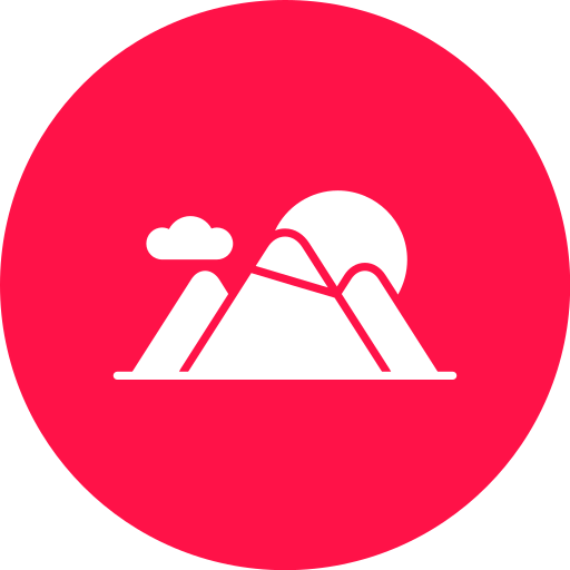 montañas icono gratis