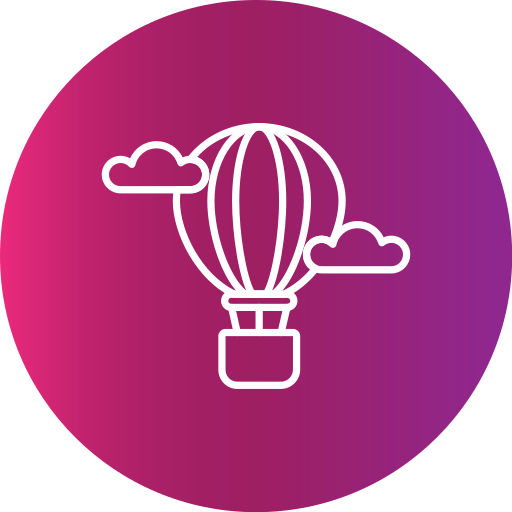 globo aerostático icono gratis