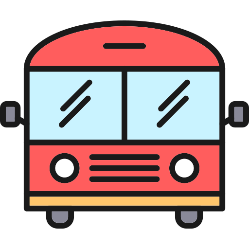 Bus Generic Outline Color icon