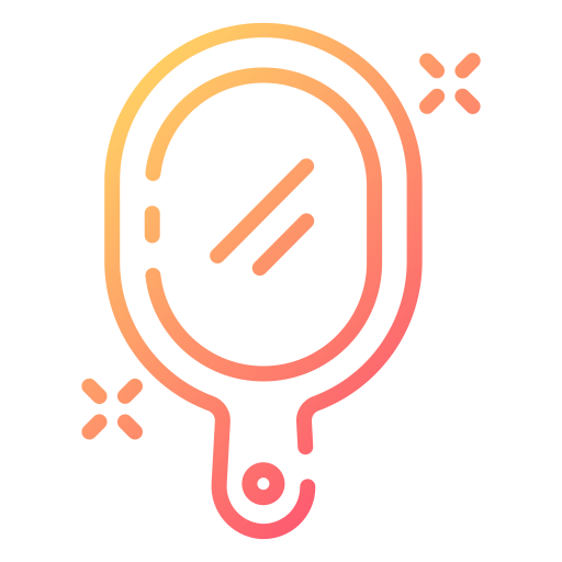 Hand mirror free icon