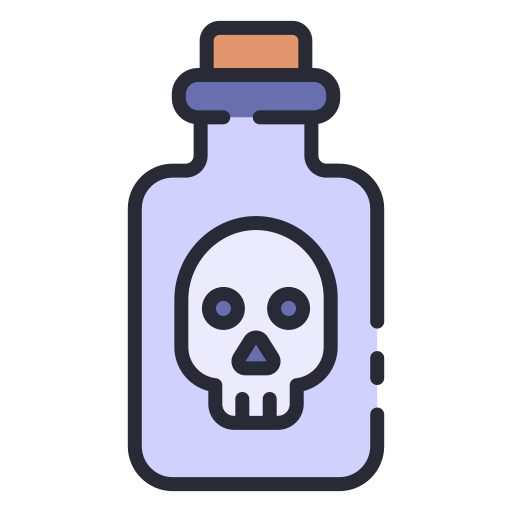 Poison Good Ware Lineal Color icon