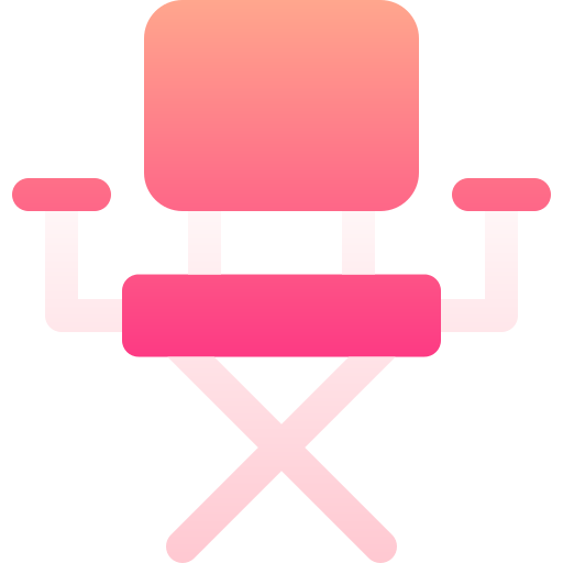 silla de director icono gratis