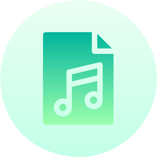 partitura icono gratis